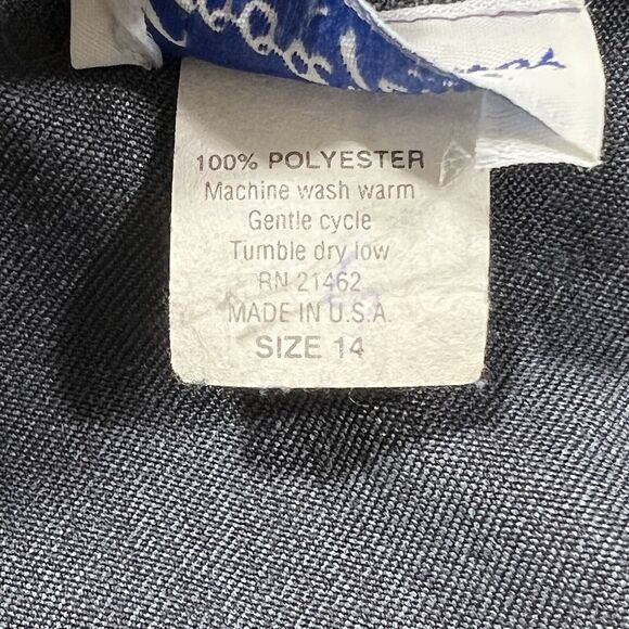 Vintage Good Times Women's 14 Button Front Long Sleeve Top Bowtie Shirt USA - Picture 4 of 12